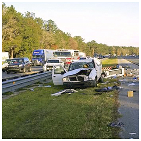 Fatal morning crash on I-95 spawns crash involving five other vehicles