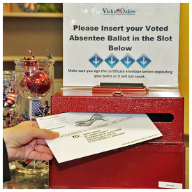 More than 20,000 county voters mailed absentee ballots today