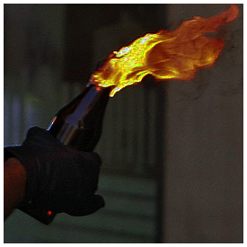 Fire bomb thrown through window of city commissioner’s residence