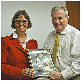 Stevenson recognized by Florida sheriffs for her support