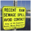 City of St Augustine: Sewer overflow notice