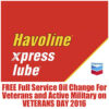 Veterans and active military get Free Oil Change
