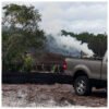 Letter: Heavy smoke from burning debris