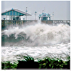 Hurricane Irma comes ashore