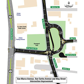 Intersection improvements starting Monday