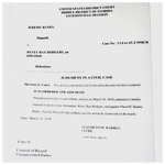 Court orders judgment against Jeremy Banks in civil suit