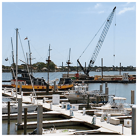 New docks and Bayfront Connectivity Project at Municipal Marina