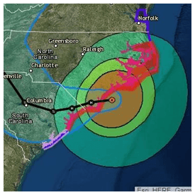 Florence makes land at Wrightsville Beach