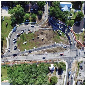 Traffic pattern changes for westbound May Street