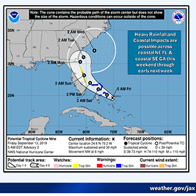 Storm watch in effect this weekend