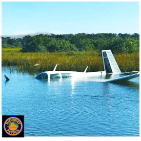 Minor injuries reported in morning plane crash near Vilano Causeway Boat Ramp