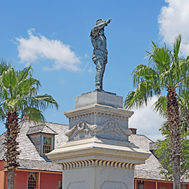 Police investigate egging of Ponce de Leon statue near Bridge of Lions