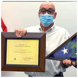 Bernstein honored by sheriff for decades of community service