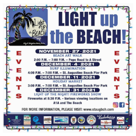 Surf Illumination this evening at St Augustine Beach