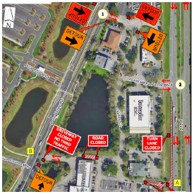 FDOT Northeast Florida Road and Lane Closures Weekly Report