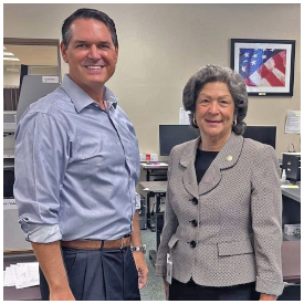 Florida’s chief elections official visits the local supervisor of elections