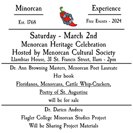 Menorcan History Month activities announced