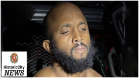 Defendant captured after wild goose chase